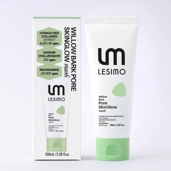 Lesimo Willow Bark Pore SkinGlow Mask 100ml image 0