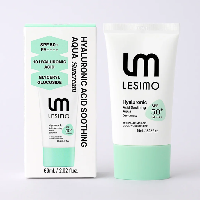 Lesimo Hyaluronic Acid Soothing Aqua Suncream 60ml image 0